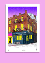 Load image into Gallery viewer, Dublin Pub illustration , Against the Grain , By Artist Sketchy Inc