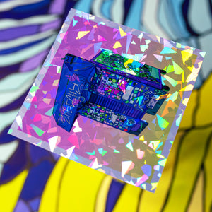 Sketchy News - Holographic Sticker