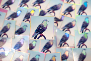 Stool Pigeon - Holographic Sticker