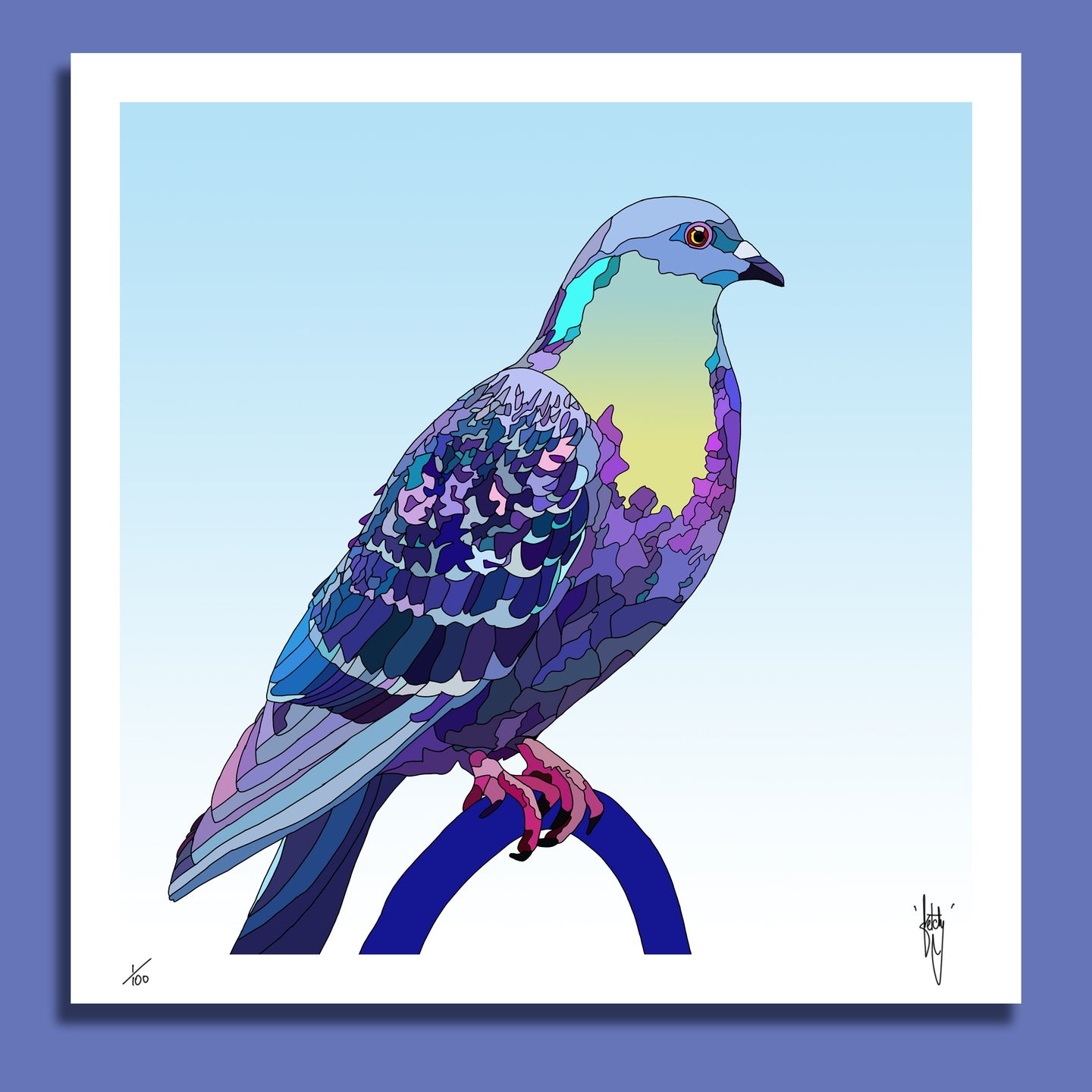 Stool Pigeon print and NFT